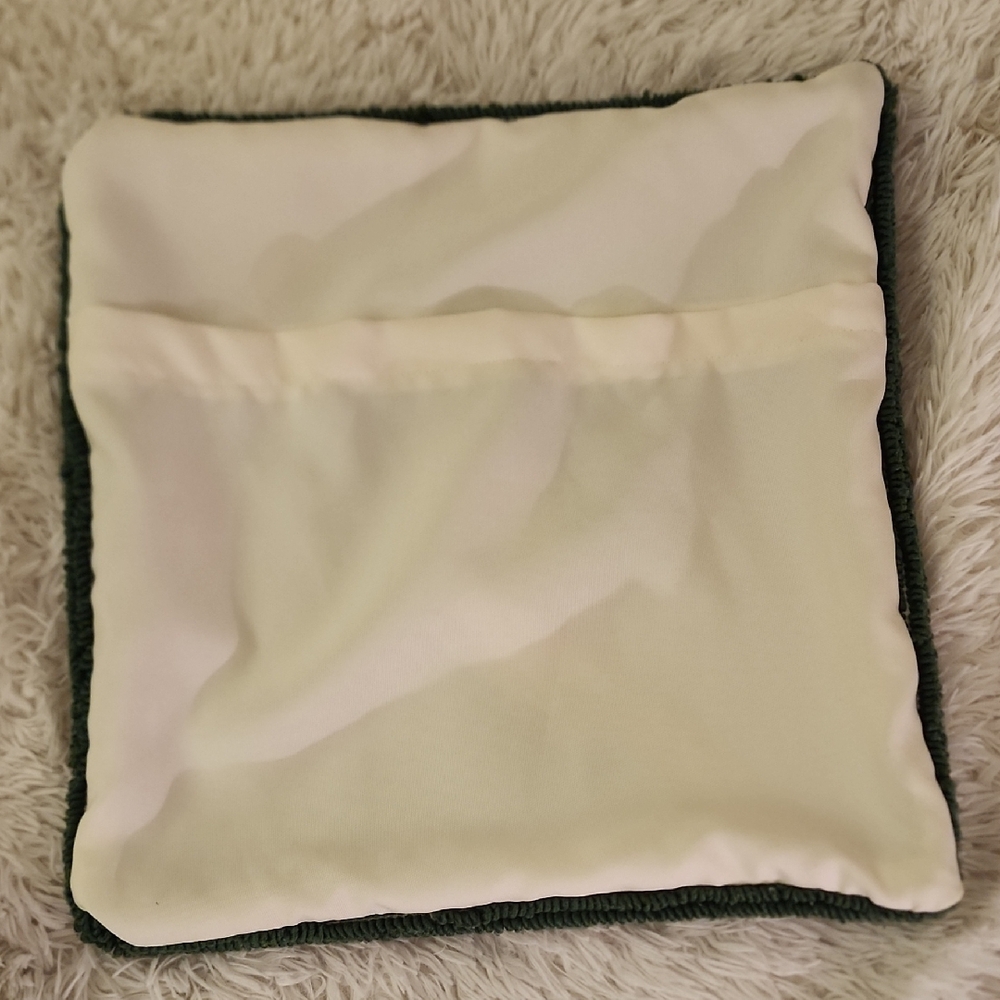 Hummingbird Accent Pillow with Multicolor Design - Picture 3 of 7